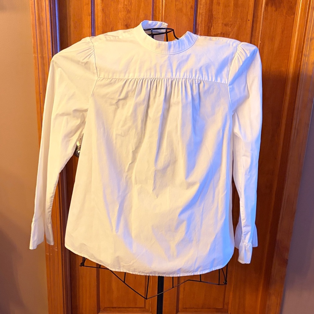 Anthropologie White Blouse
